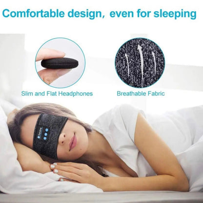 Bandeau Élastique avec Écouteurs Bluetooth pour le Sport et le Sommeil